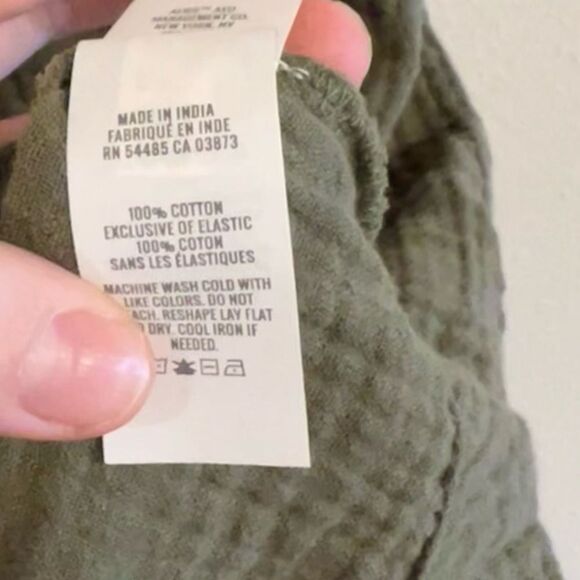 Aerie Olive Green Pool-To-Party Crochet Halter Open Back Mini Dress XS - Picture 10 of 11